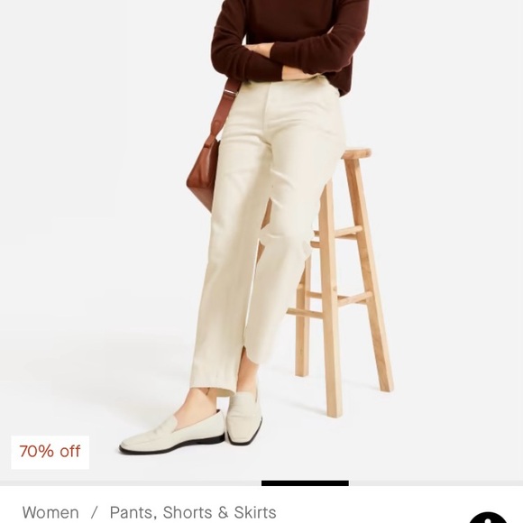 Everlane Straight Leg Pant Tall - Picture 3 of 6